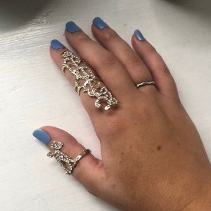 Diamond (Size Adjustable) Ring Set